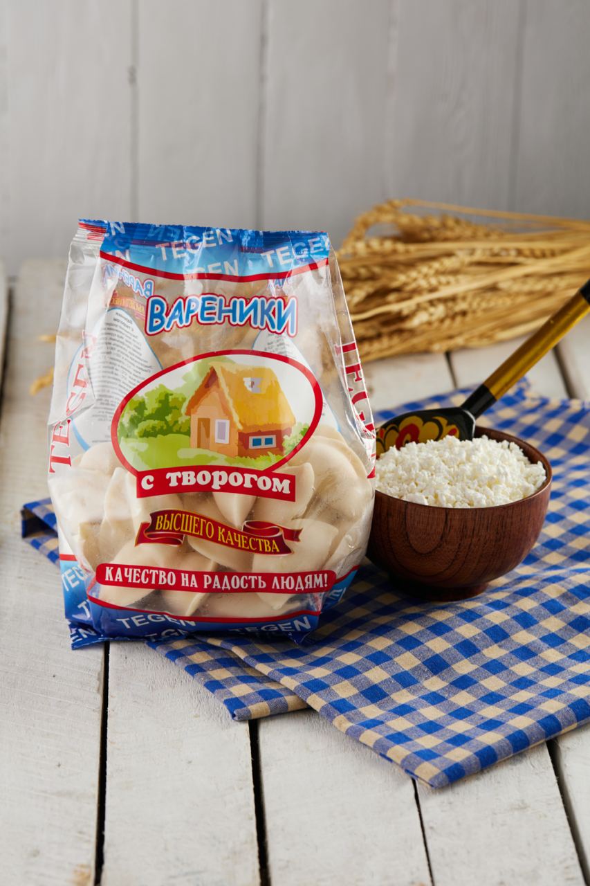 Вареники с творогом 0,5 кг