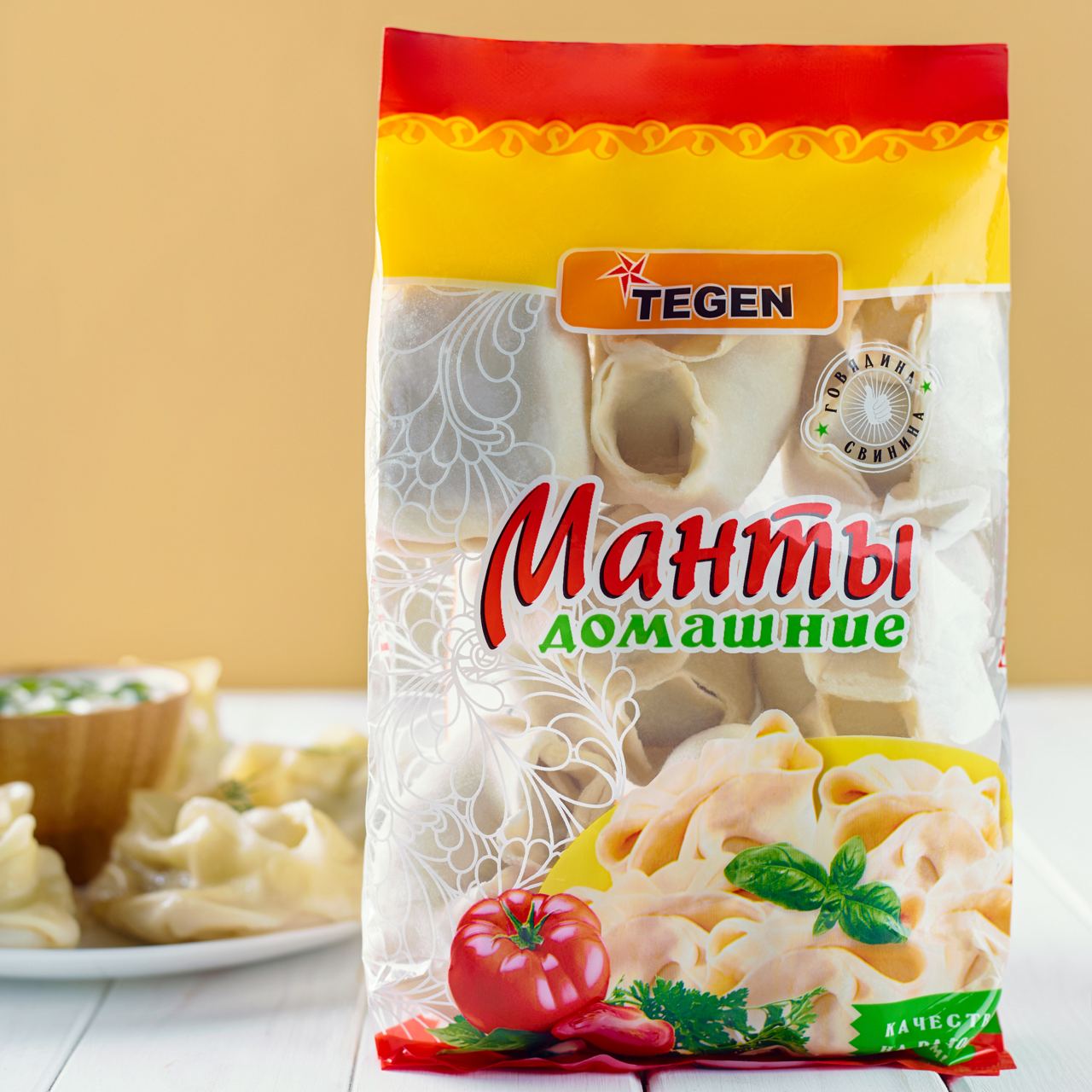 Манты Домашние (с говядиной и свининой)